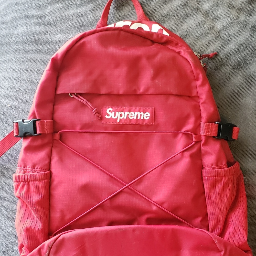 Supreme Red 210 Denier Cordura Backpack